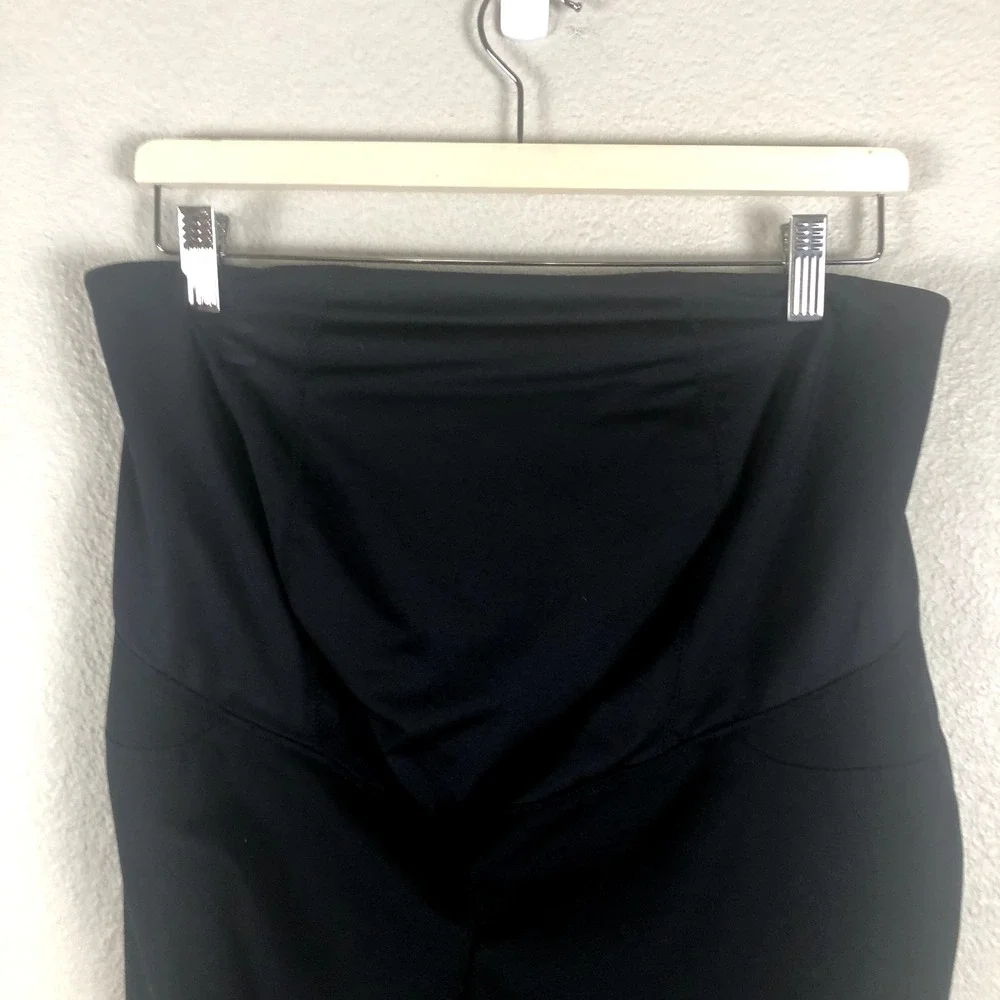 Isabell Maternity Pants Women 6 Black Maternity Stretch Bootcut Athleisure Comfy